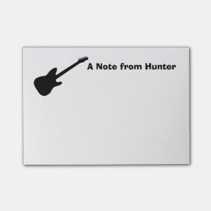 Personalised Guitar Post-it® Notes