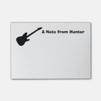 Personalised Guitar Post-it® Notes