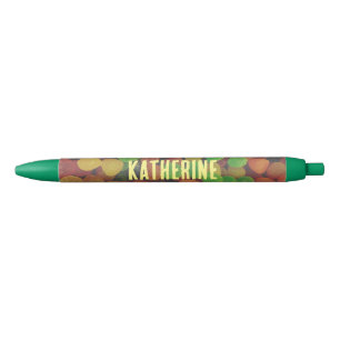 Personalised Gumdrops Candy Quirky Black Ink Pen