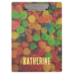 Personalised Gumdrops Candy Quirky Clipboard