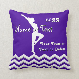 Personalised Gymnastic Gifts for Girls Colours Cushion