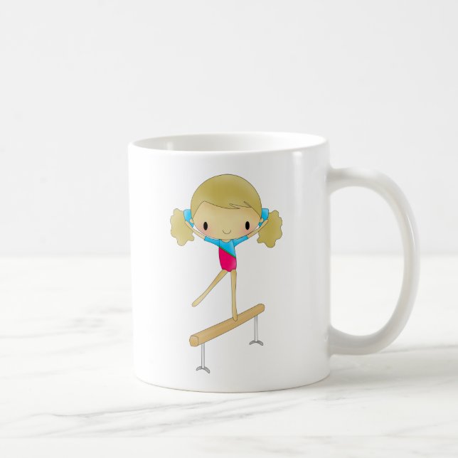 Personalised Gymnastics gifts and accessories Coffee Mug (Right)