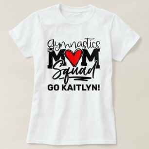 Personalised Gymnastics Mum Squad T-Shirt