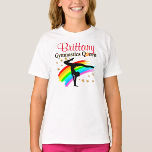 Personalised Gymnastics Queen T-Shirt