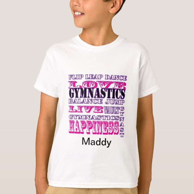 Personalised Gymnastics Shirts (Front)