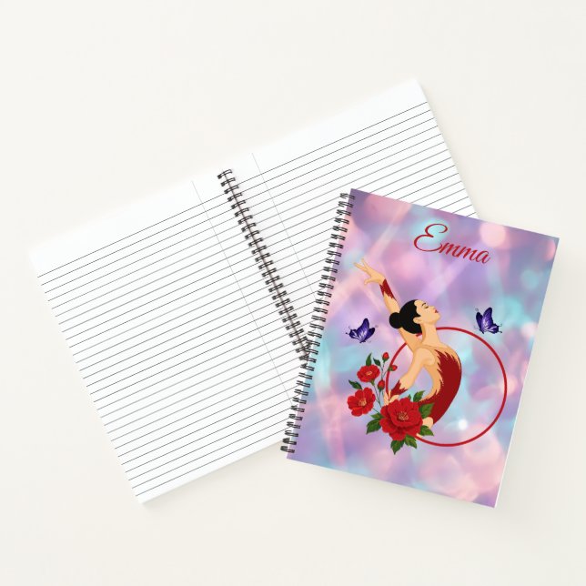 Personalised gymnast's notebook (Inside)