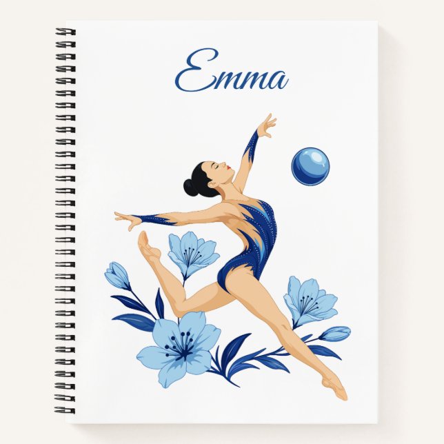Personalised gymnast's notebook (Front)