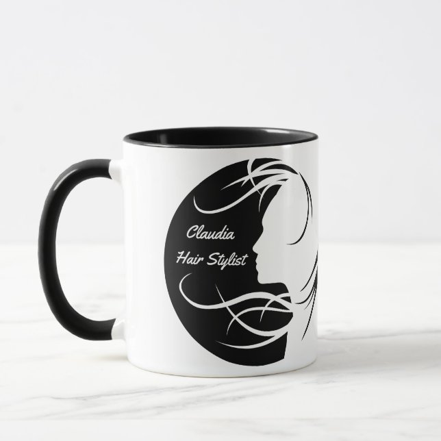 Personalised Hair Stylist Mug (Left)