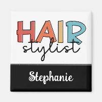 Personalised Hair Stylist Retro Hairdresser Gift
