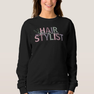 Personalised Hair Stylist Sweatshirt