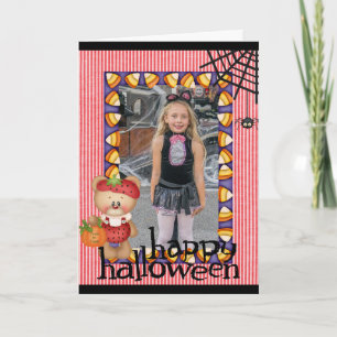 Personalised Halloween Add Photo Card