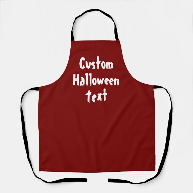 Personalised Halloween  Apron (Front)
