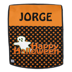Personalised Halloween Backpack Faceplate