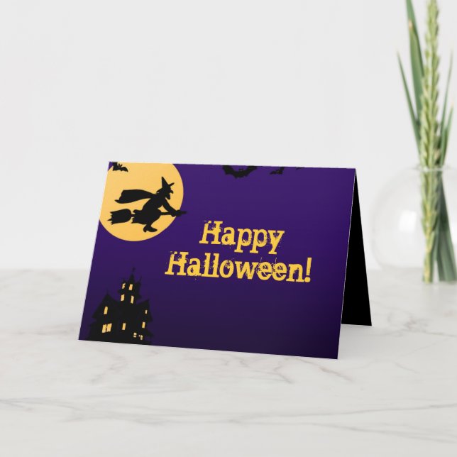 Personalised Halloween Cards (Front)