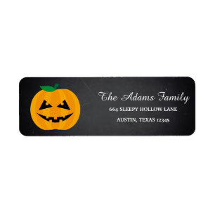Personalised Halloween Chalkboard Little Pumpkin