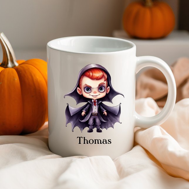 Personalised Halloween Dracula Custom Name Coffee Mug (Creator Uploaded)