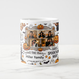 Personalised Halloween Family Decor & Apparel - Sp Large Coffee Mug