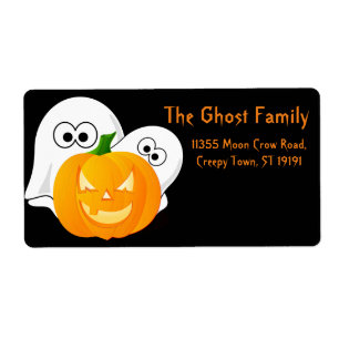 Personalised Halloween Ghosts Pumpkin