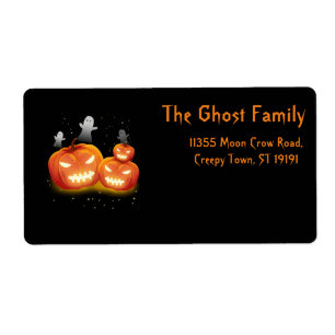 Personalised Halloween Ghosts Pumpkin