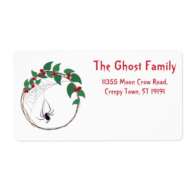 Personalised Halloween Ghosts Skull Floral (Front)