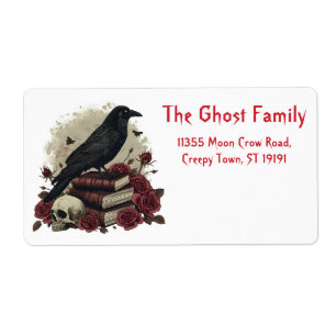 Personalised Halloween Ghosts Skull Floral