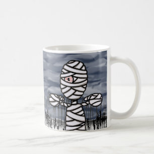 Personalised Halloween Horror Creepy Mummy Mug