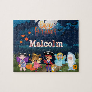 Personalised Halloween Kid Puzzle 