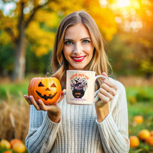 Personalised Halloween Magic Brew Mug– Custom Name Coffee Mug