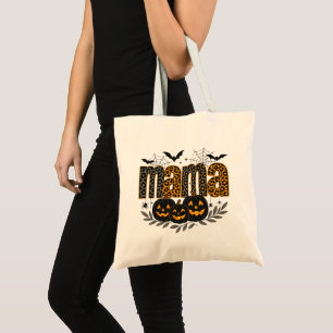 Personalised Halloween Mama – Cute Spooky Tote Bag