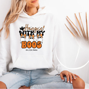Personalised Halloween Moms– Hangin’ With My Boos Hoodie