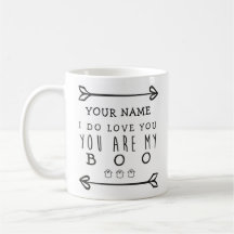 Personalised Halloween Mug - Boo