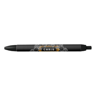Personalised Halloween Novelty Black Ink Pen
