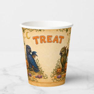 Personalised Halloween Party Animals 8 oz Paper Cups