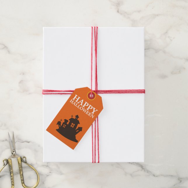 Personalised Halloween Party Favour & Gift | Tag (With Twine)