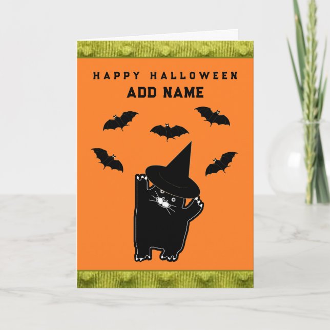 Personalised Halloween Poem Cards (Front)