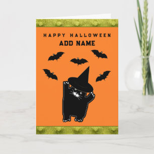 Personalised Halloween Poem Cards