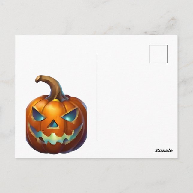 Personalised Halloween  Postcard (Back)