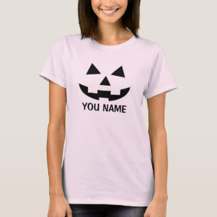Personalised Halloween  Pumpkin Jack o Lantern  T-Shirt