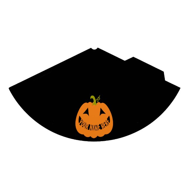 Personalised Halloween Pumpkin Party Hat (Front)