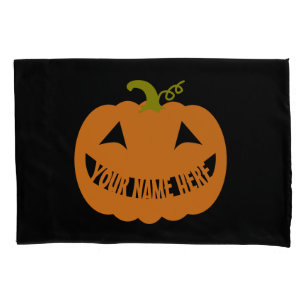 Personalised Halloween Pumpkin Pillowcase