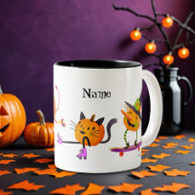 Personalised Halloween Roller Skate Pumpkins