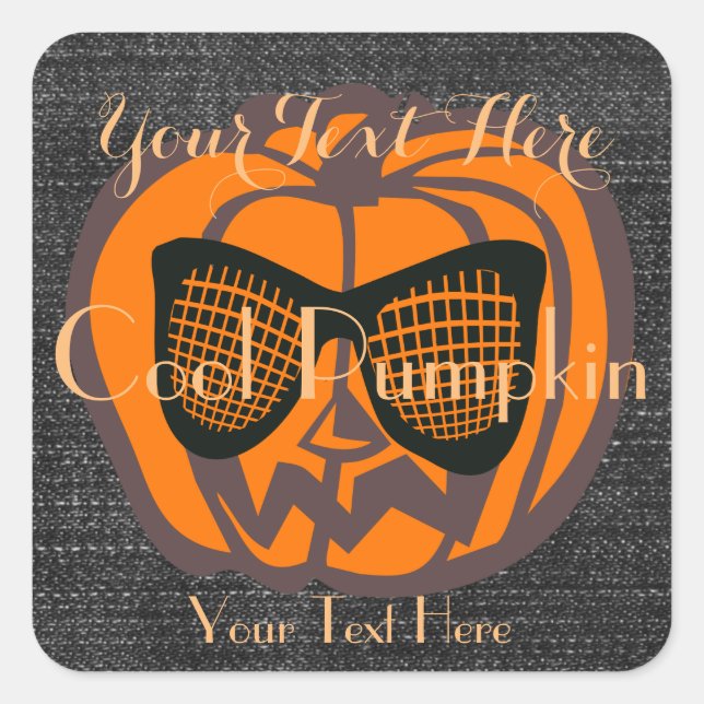 Personalised  Halloween Sticker (Front)