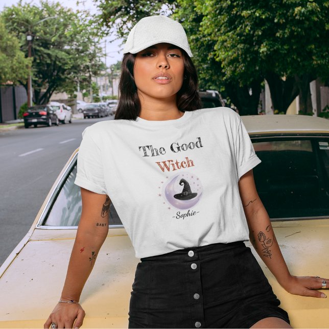 Personalised Halloween T-Shirt – The Good Witch (Creator Uploaded)