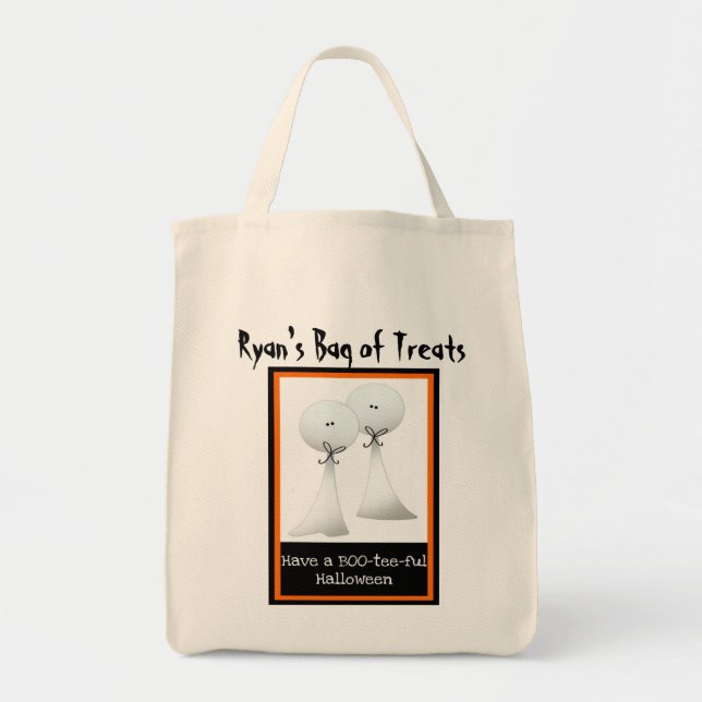 Personalised  Halloween Tote Bag (Front)