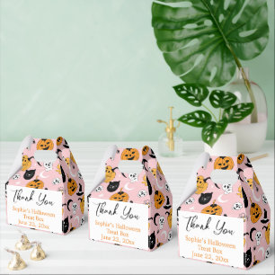 Personalised Halloween treat/favour/gift boxes