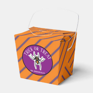 Personalised Halloween /Trick or Treat Creepy Spid Favour Box