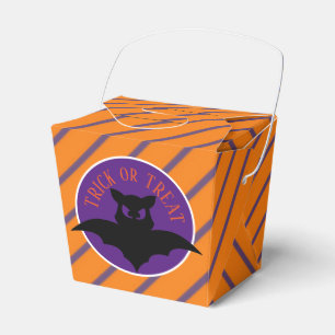 Personalised Halloween /Trick or Treat Cute Bat Favour Box
