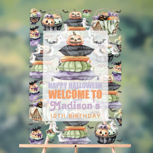 Personalised Halloween Welcome Sign