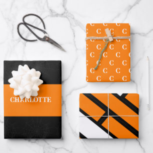 Personalised Halloween Wrapping Paper Sheet