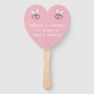 Personalised Hand Fan - Wedding Keepsake